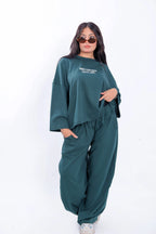 Make Your Mark Co-Ord Set - Dark Green