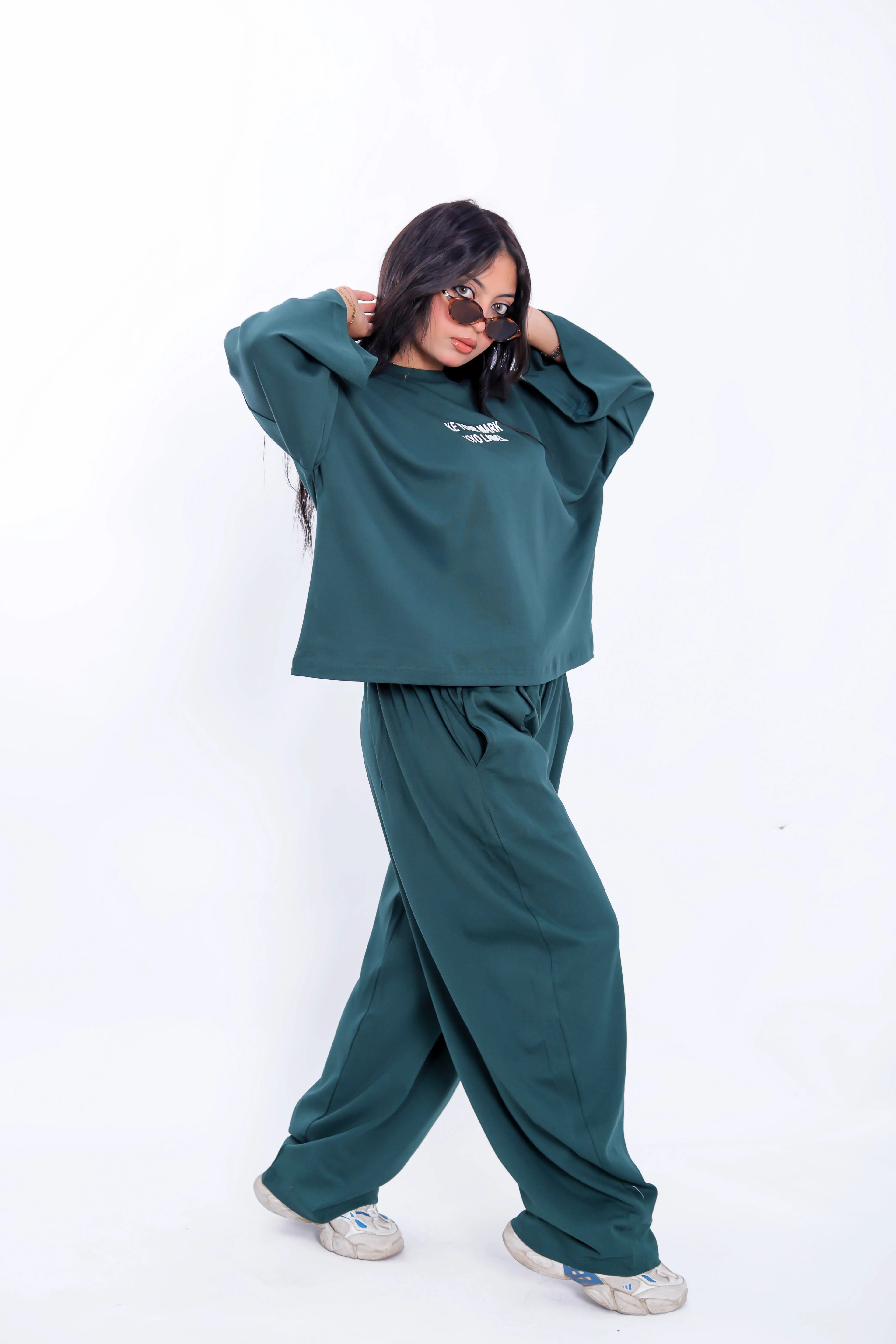 Make Your Mark Co-Ord Set - Dark Green