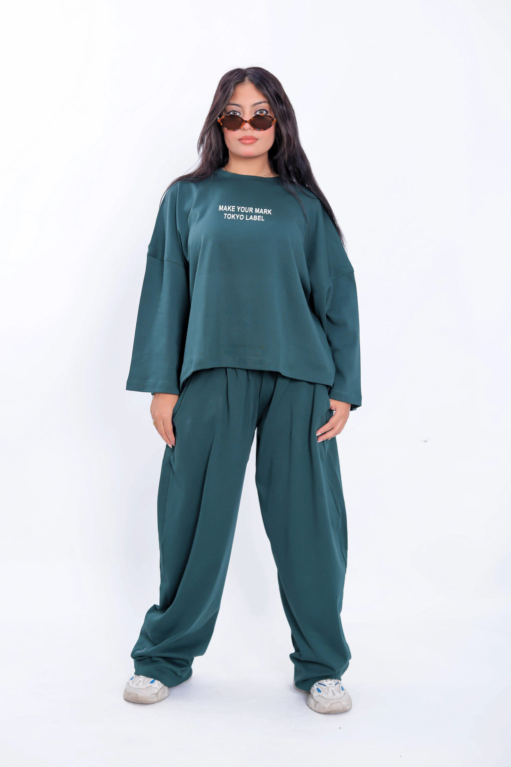 Make Your Mark Co-Ord Set - Dark Green