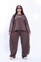 Make Your Mark Co-Ord Set - Brown