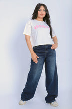 Variety Cropped Tee - White