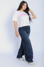 Variety Cropped Tee - White