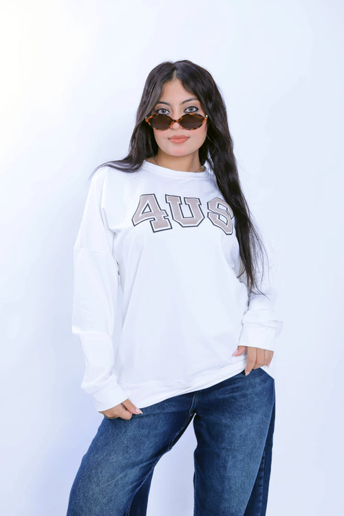 4US Sweatshirt - White
