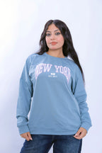New York 1977 Sweatshirt - Light Blue
