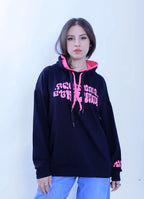 Puff Print Hoodie - Black