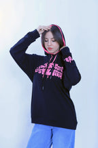 Puff Print Hoodie - Black