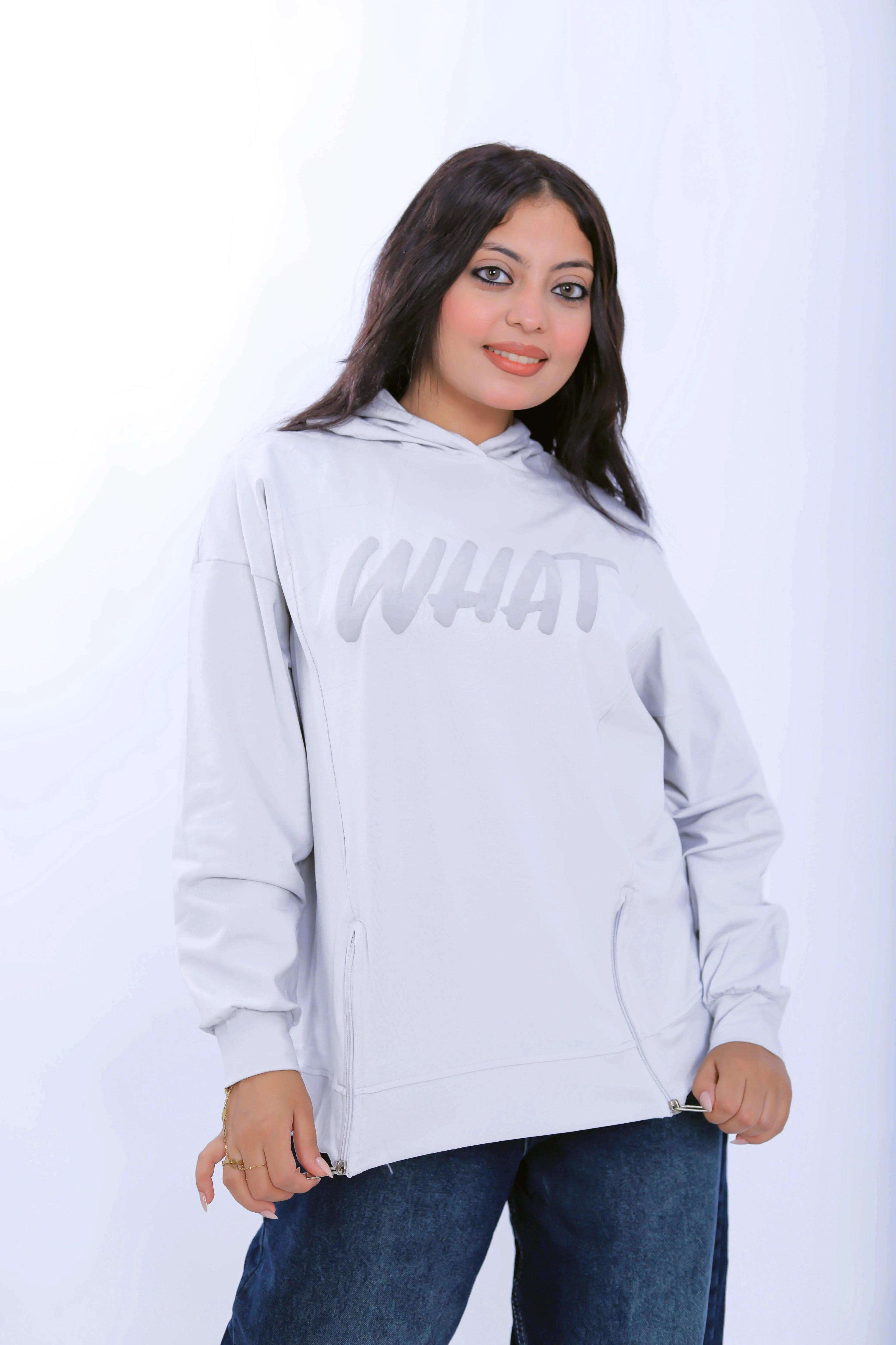 It Is What It Is Hoodie - Light Grey