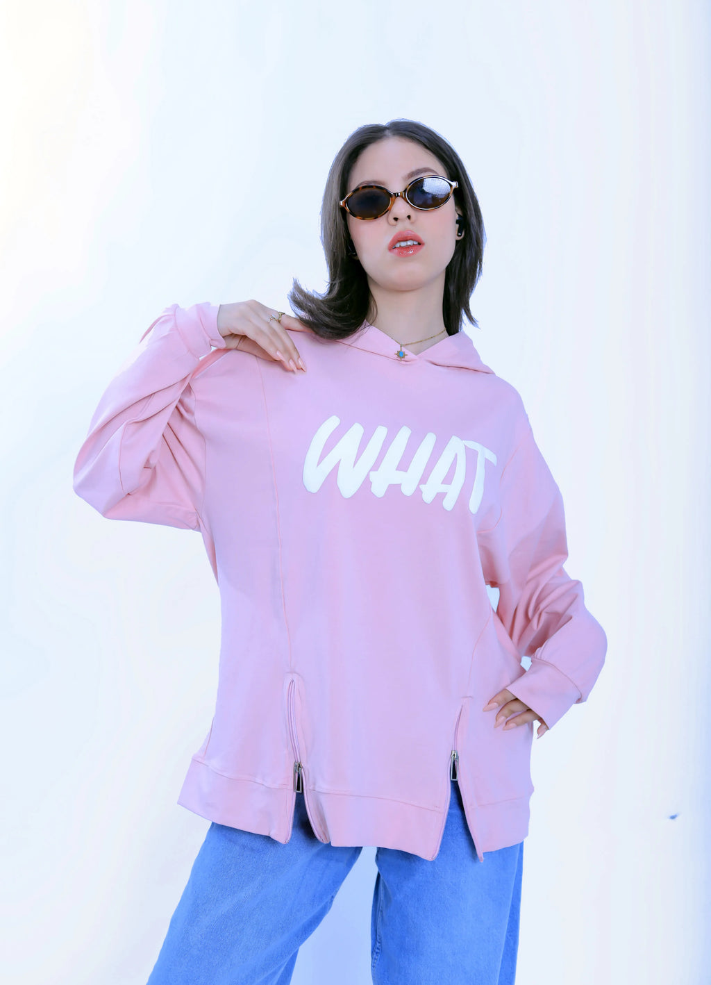 It Is What It Is Hoodie - Pink