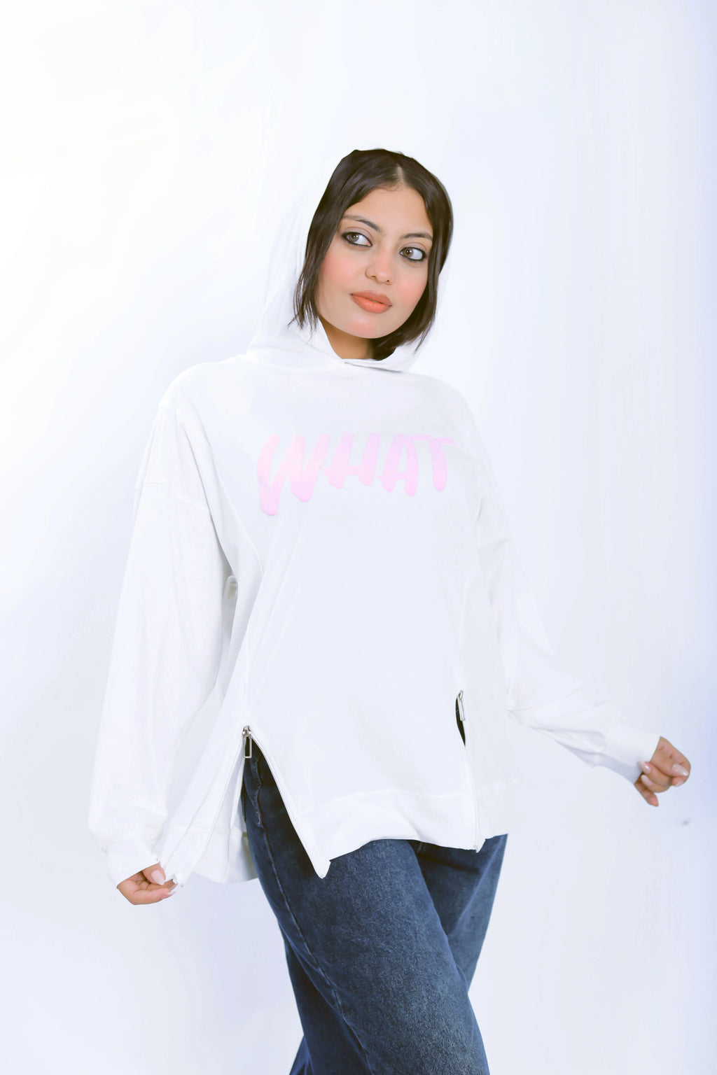 It Is What It Is Hoodie - White