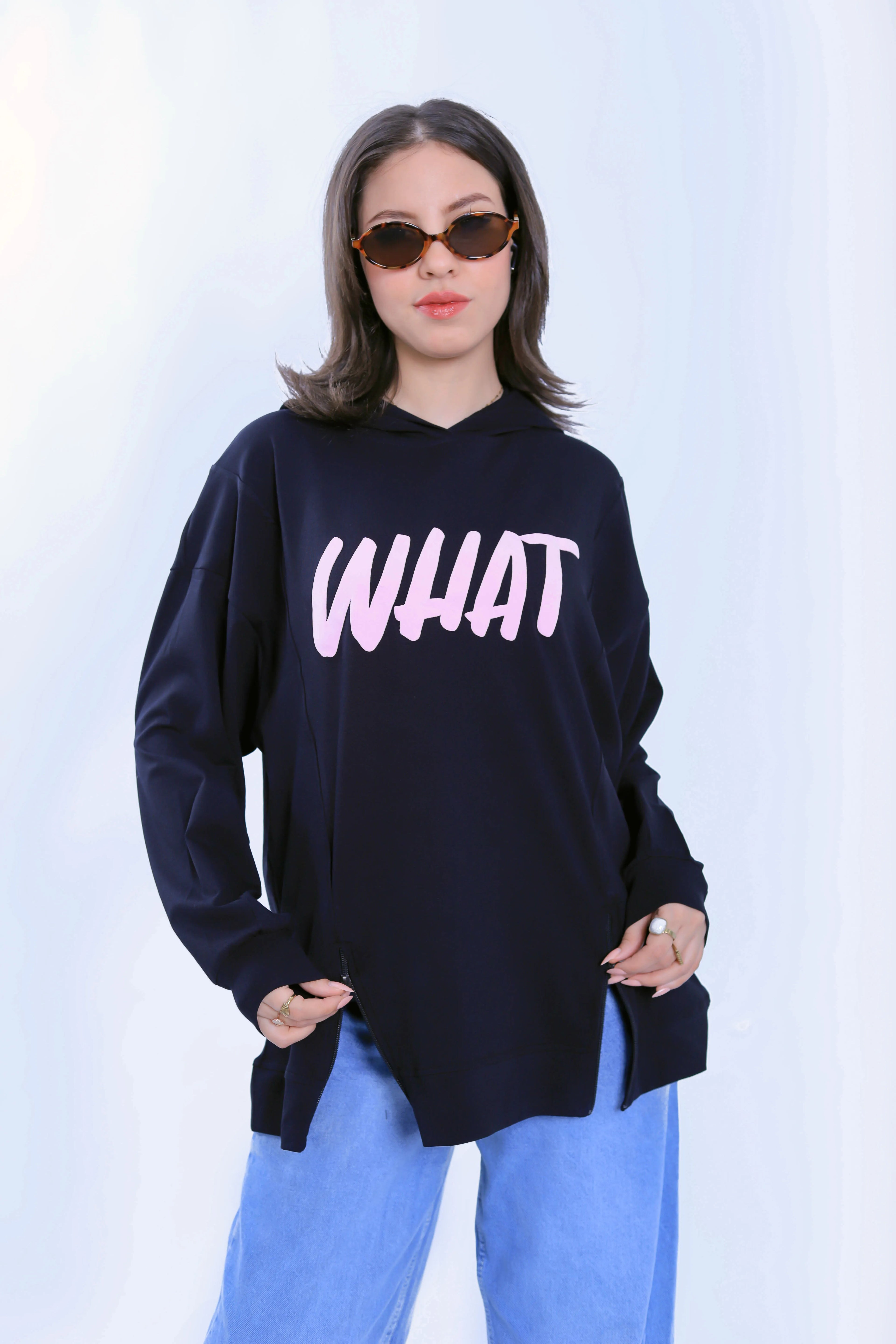 It Is What It Is Hoodie - Navy