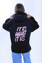 It Is What It Is Hoodie - Navy