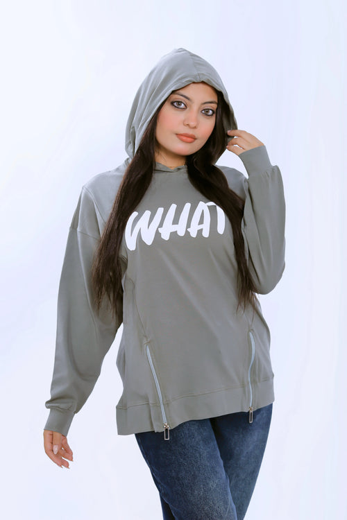 It Is What It Is Hoodie - Grey