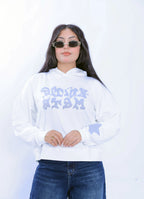 Graffiti Star Hoodie - White