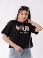تيشيرت كروب وايت فوكس - H300 - أسود